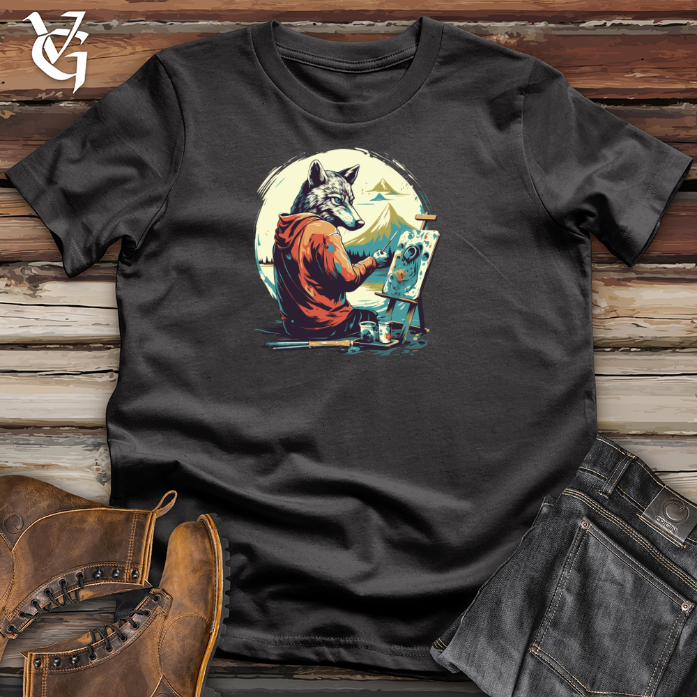 Viking Goods Wild Brush Strokes Cotton Tee Dark Grey / L