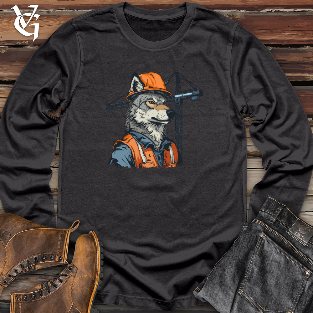 Viking Goods Wolf Construction Chief Long Sleeve Dark Grey / L