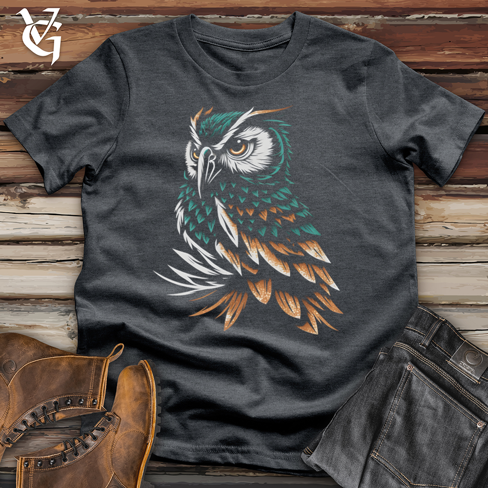 Viking Goods Viking owl Softstyle Tee Dark Heather / L