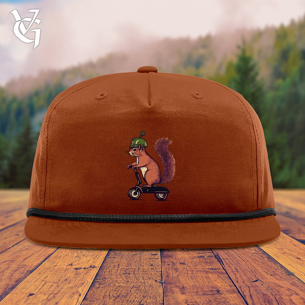 Viking Goods Squirrel Scoot Snapback Cap Dark Orange/ Black
