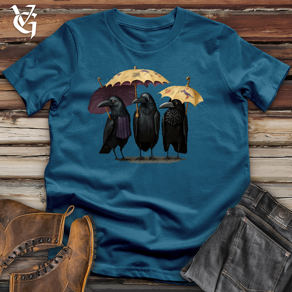 Viking Goods 3 Raven Amigos Cotton Tee Deep Teal / L