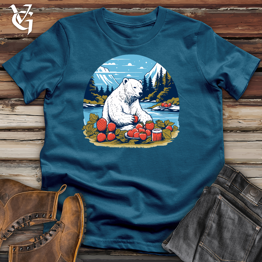 Viking Goods A Bear Enjoy the Nature Cotton Tee Deep Teal / L