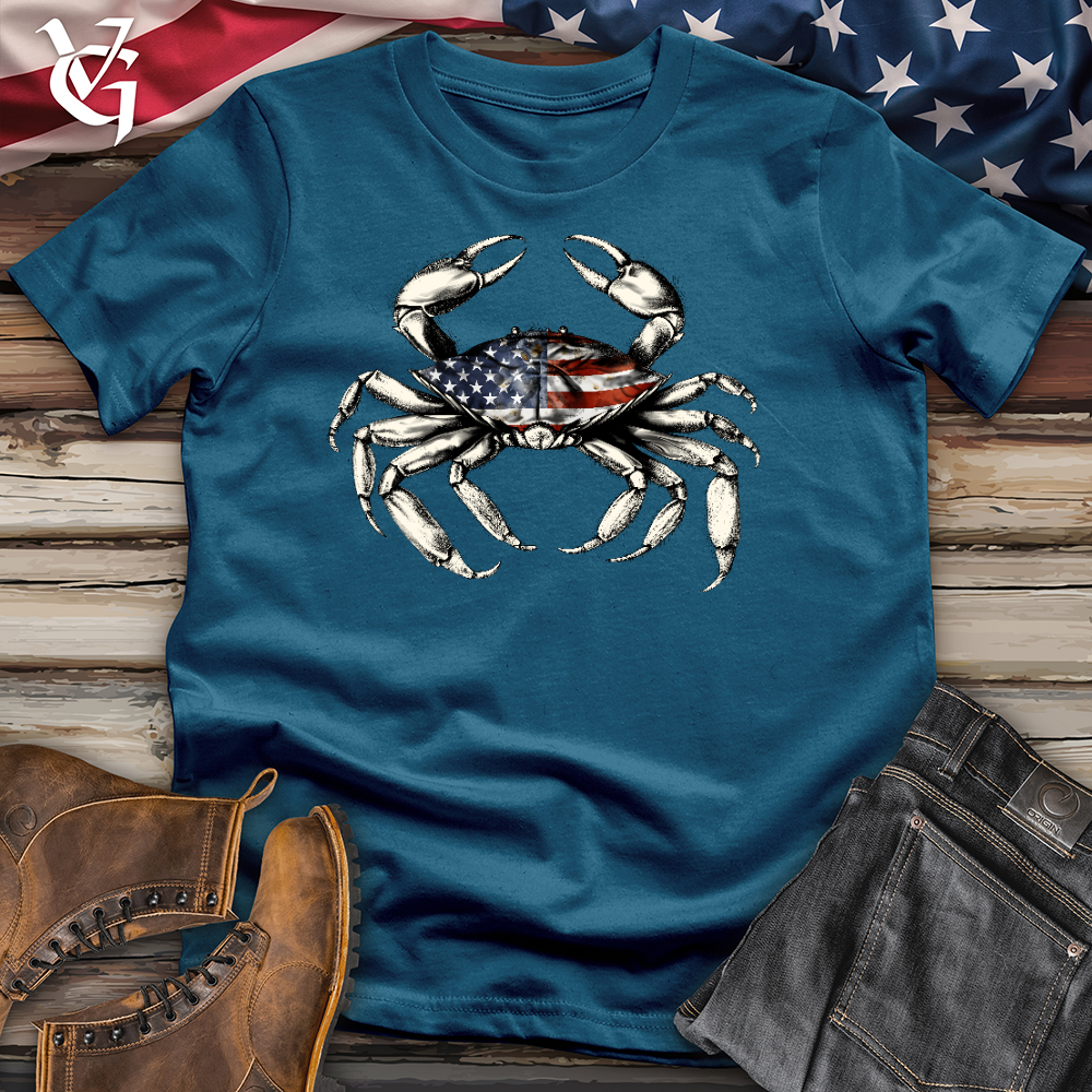 Viking Goods American Crab Cotton Tee Deep Teal / L