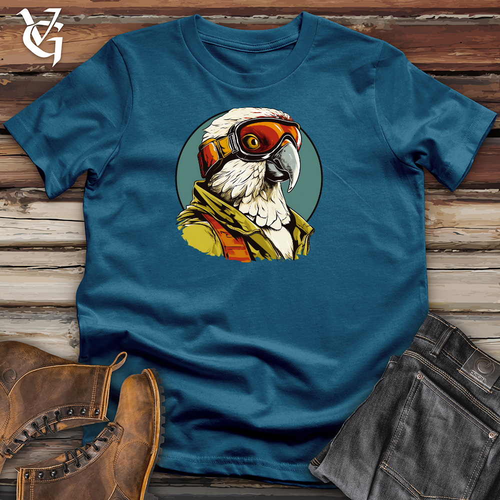 Viking Goods Avian Ace Aviator Cotton Tee Deep Teal / L