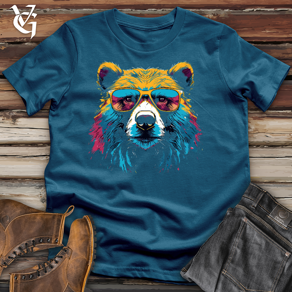 Viking Goods Bear Ballin Cotton Tee Deep Teal / L