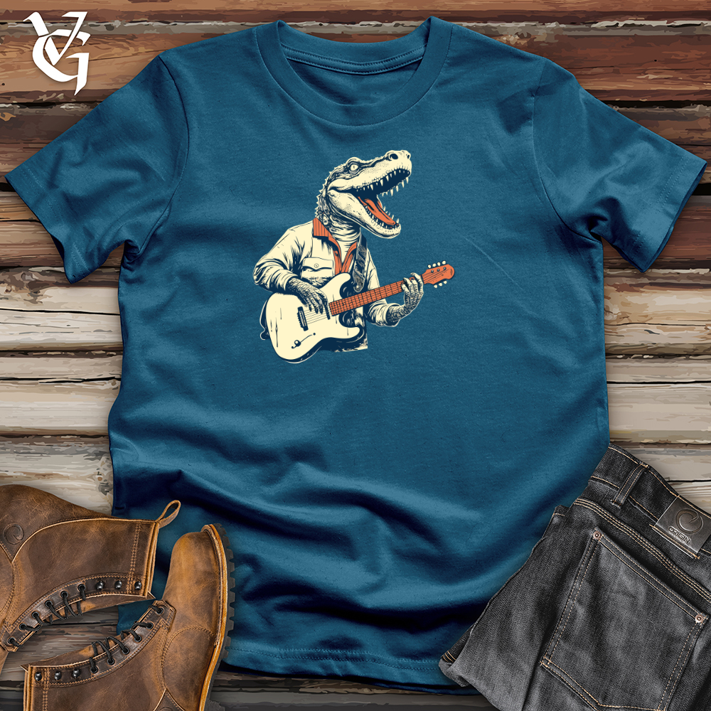 Viking Goods Crocodile Grooves Cotton Tee Deep Teal / L