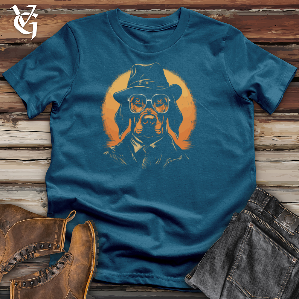 Viking Goods Detective Hound Incognito Cotton Tee Deep Teal / L