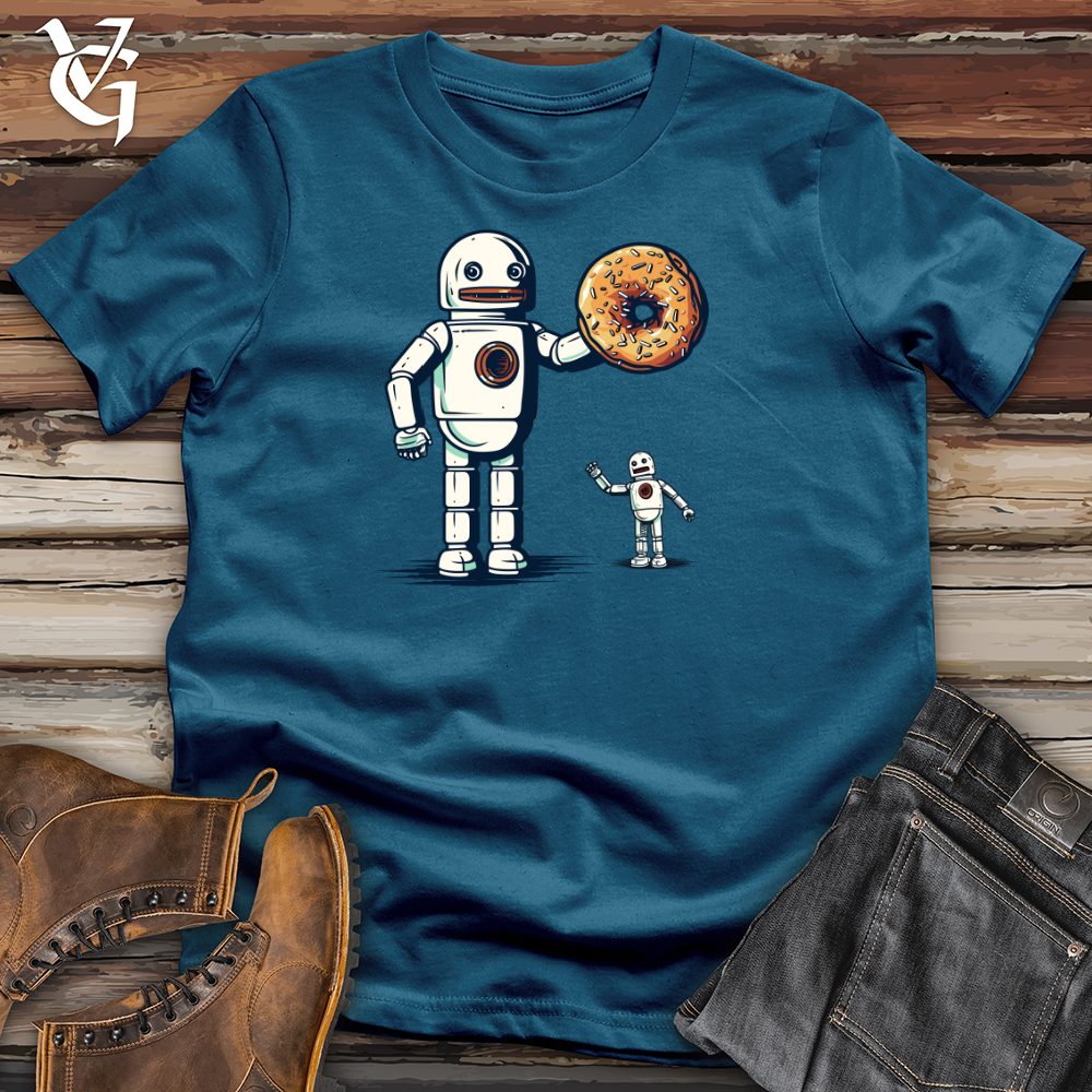 Viking Goods Doughbot Acrobatics Cotton Tee Deep Teal / L