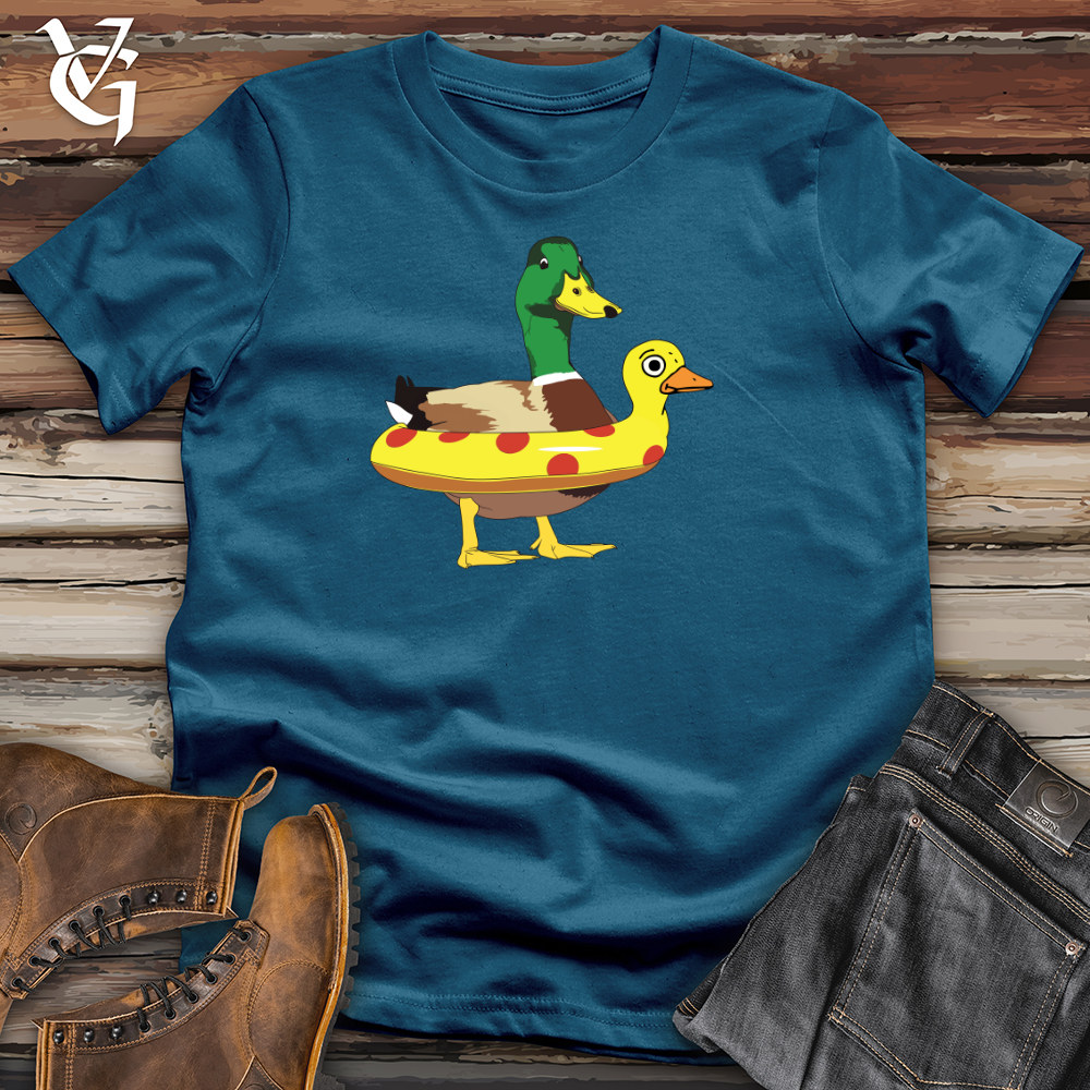 Viking Goods Duck Duck Swim Cotton Tee Deep Teal / L