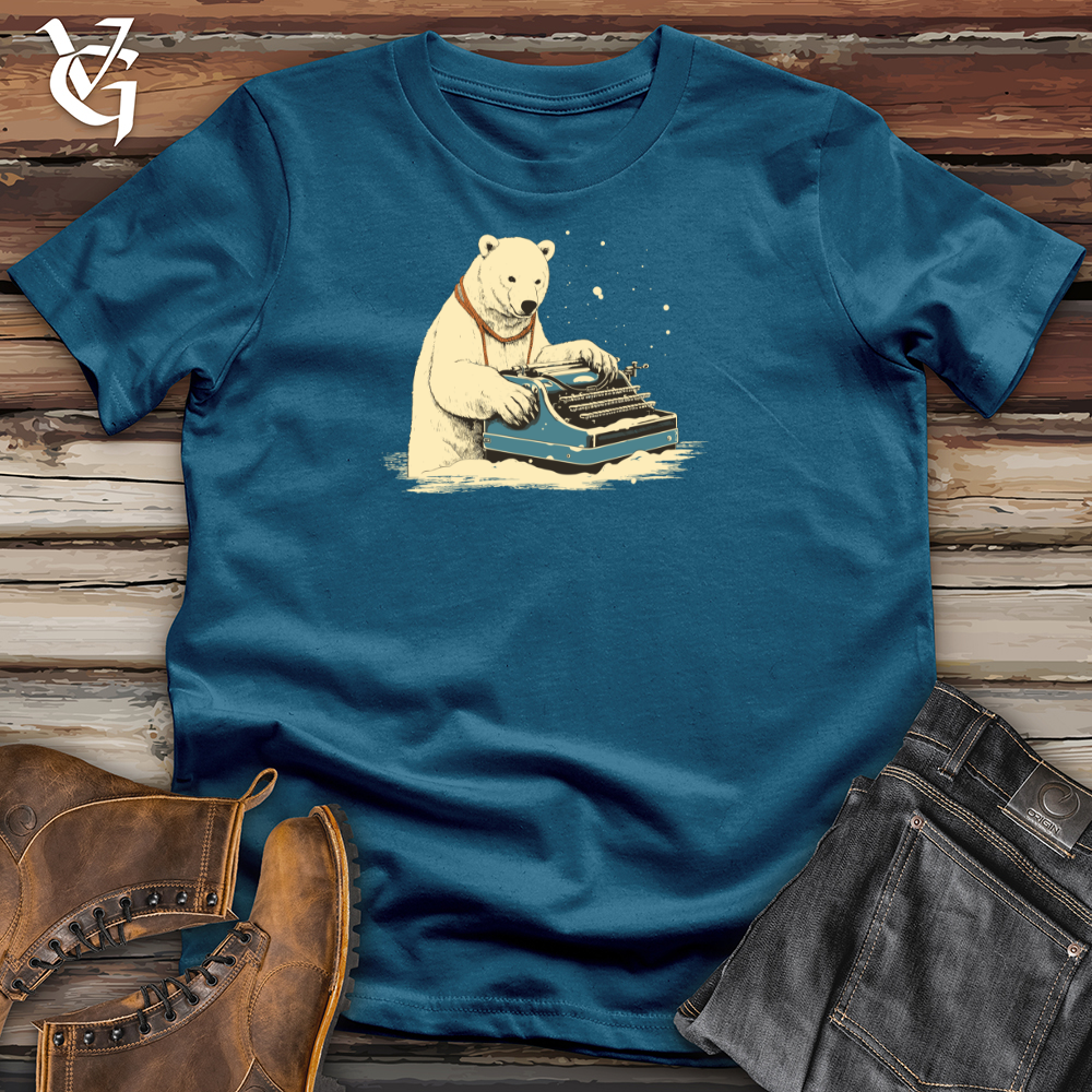 Viking Goods Frosty Wordsmith Chronicles Cotton Tee Deep Teal / L