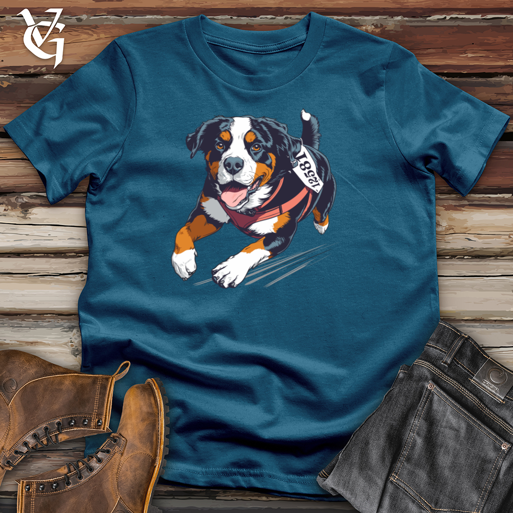 Viking Goods Great Swiss Runner Cotton Tee Deep Teal / L