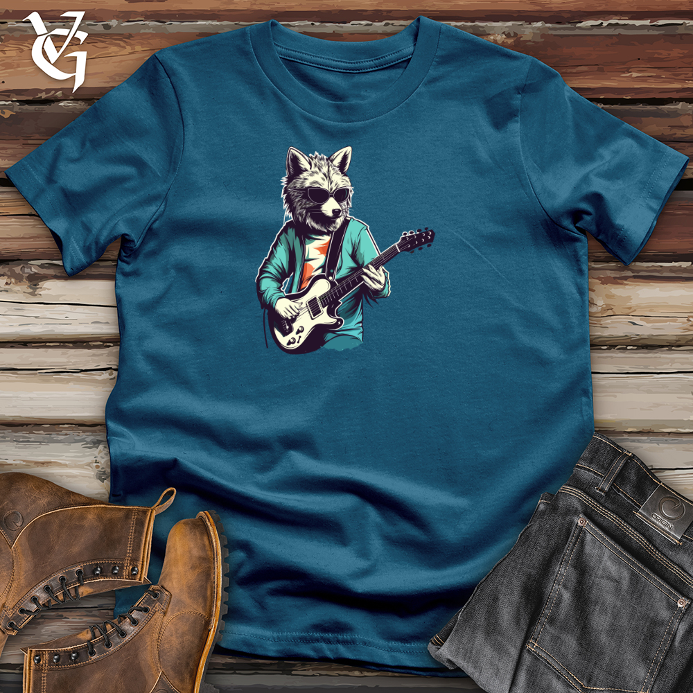 Viking Goods Howling Strings Cotton Tee Deep Teal / L