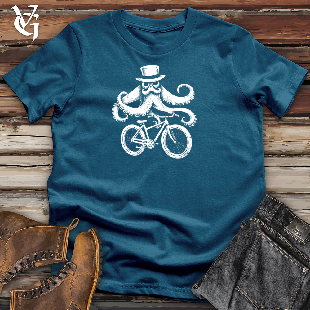 Viking Goods Inky Pedal Adventurer Cotton Tee Deep Teal / L