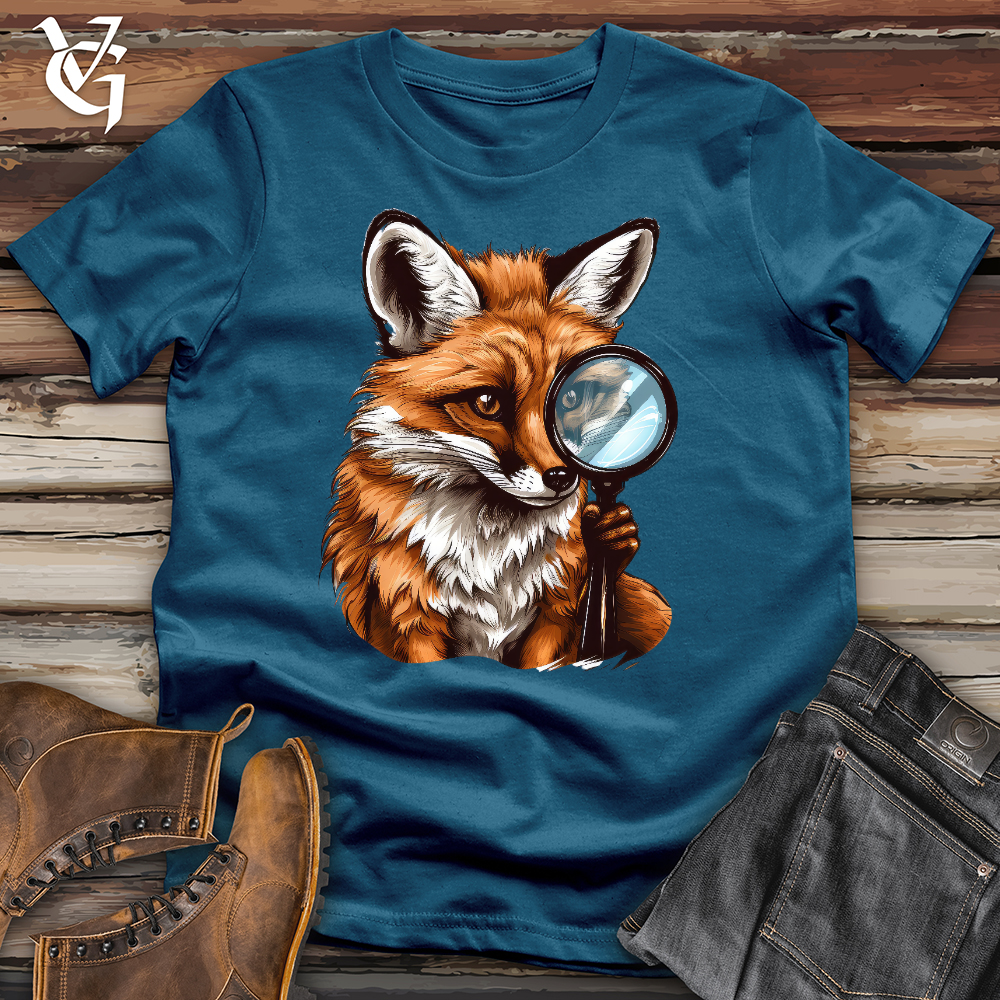 Viking Goods Inspector Fox Cotton Tee Deep Teal / L