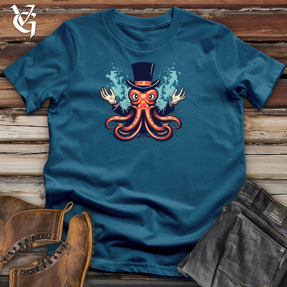 Viking Goods Mystical Octopod Cotton Tee Deep Teal / L