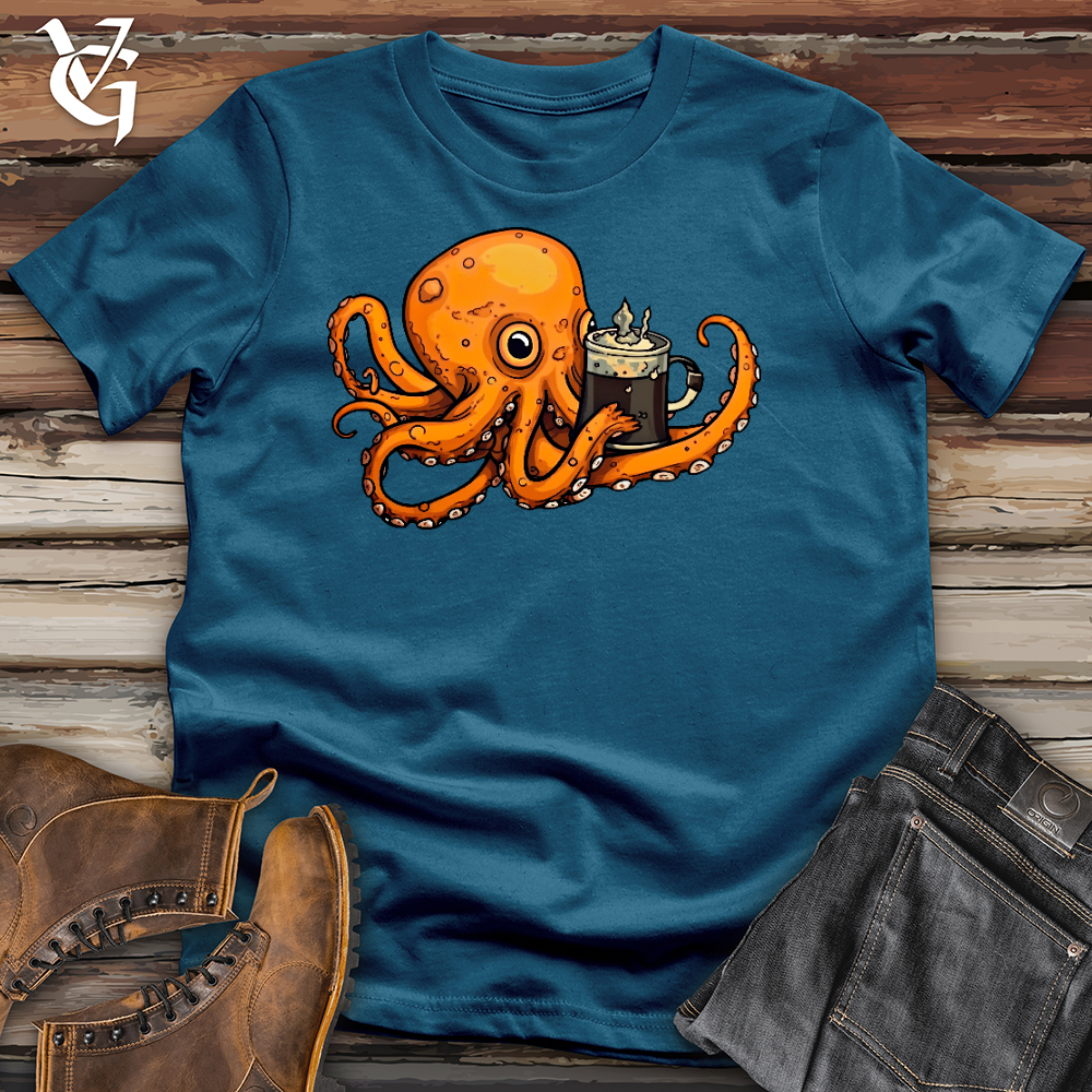 Viking Goods Octo Barista Cotton Tee Deep Teal / L
