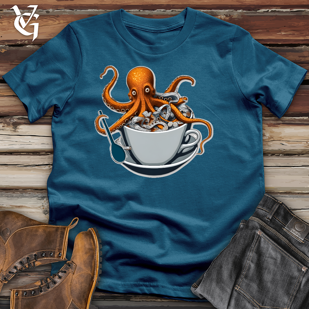 Viking Goods Octo Swirl Cotton Tee Deep Teal / L