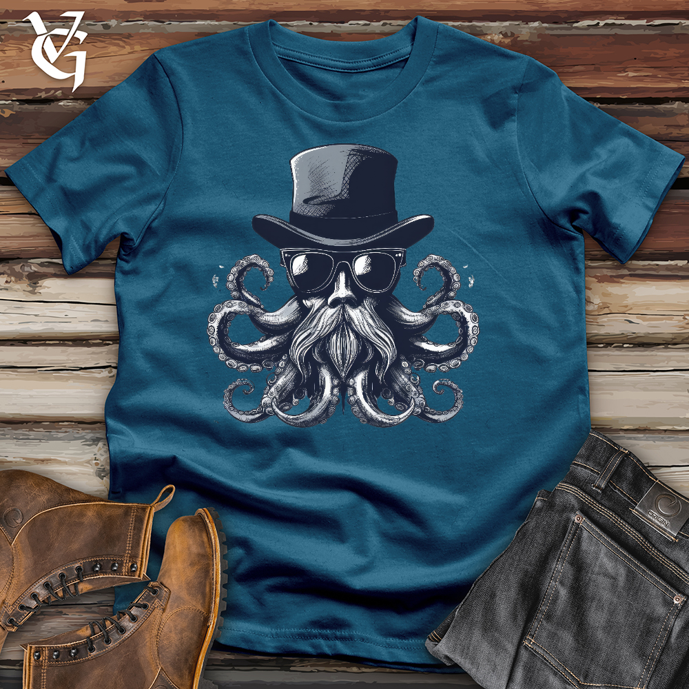 Viking Goods Octoman Jones Sunglasses Cotton Tee Deep Teal / L