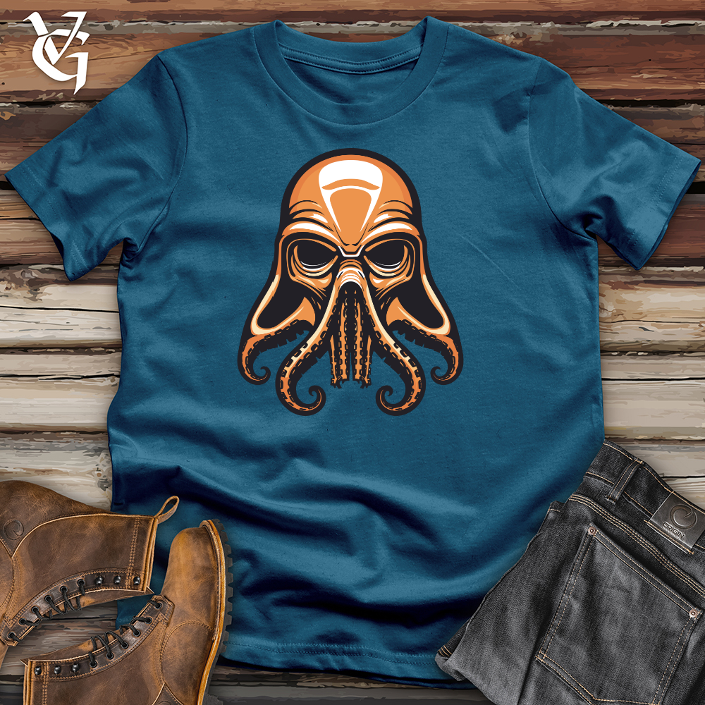 Viking Goods Octopus Helmet Cotton Tee Deep Teal / L
