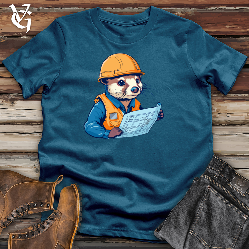 Viking Goods Otter Construction Manager Cotton Tee Deep Teal / L