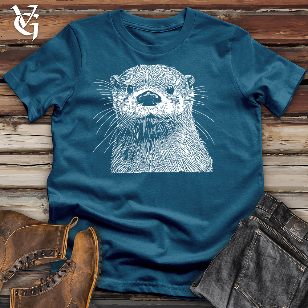 Viking Goods Otter Cotton Tee Deep Teal / L