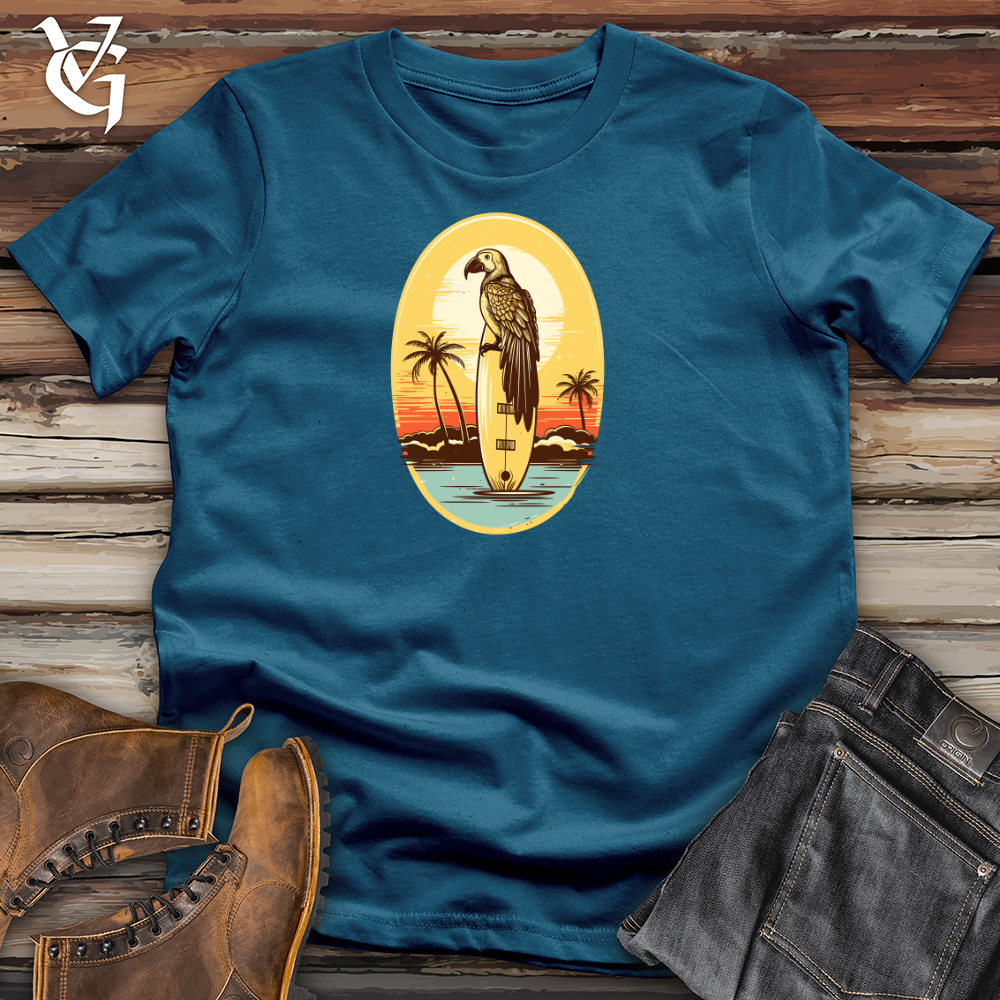 Viking Goods Paddle Board Balancer Raven Cotton Tee Deep Teal / L