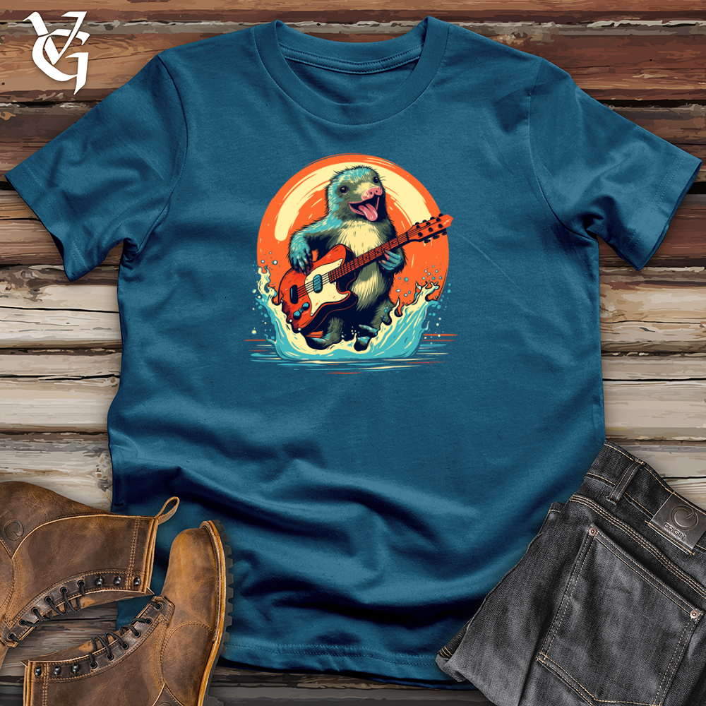 Viking Goods Platypus Aquatic Guitar Cotton Tee Deep Teal / L