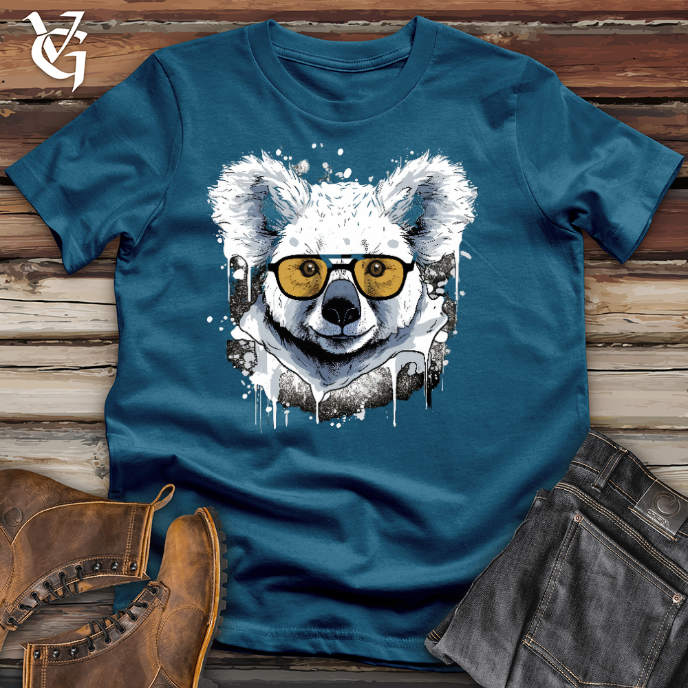 Viking Goods Poised Koala Cotton Tee Deep Teal / L