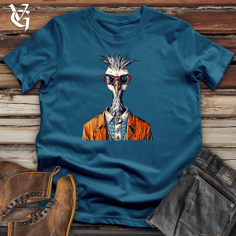 Viking Goods Professor Crane Cotton Tee Deep Teal / L