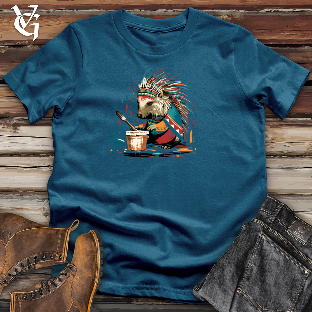 Viking Goods Quilled Artistry Cotton Tee Deep Teal / L