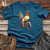 Viking Goods Retro Cluckin Wheels Cotton Tee Deep Teal / L