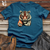 Retro Fire Tiger Cotton Tee