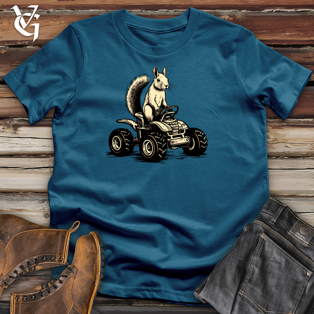 Viking Goods Retro Nut Rider Cotton Tee Deep Teal / L