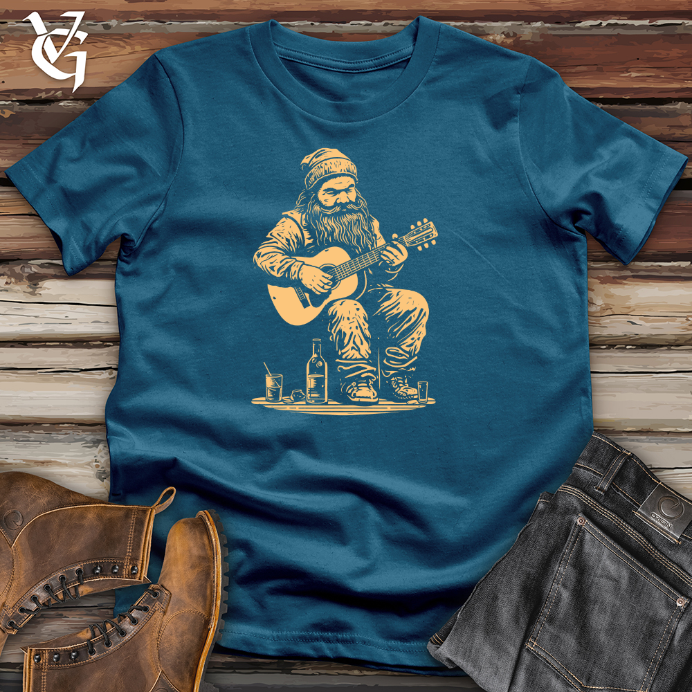 Viking Goods Rockin Dwarf Cotton Tee Deep Teal / L