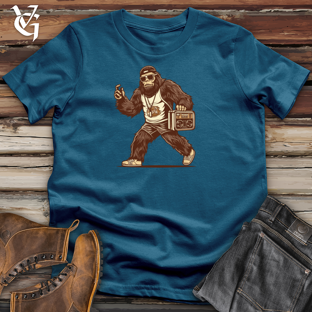 Viking Goods Rollin Sasquatch Cotton Tee Deep Teal / L