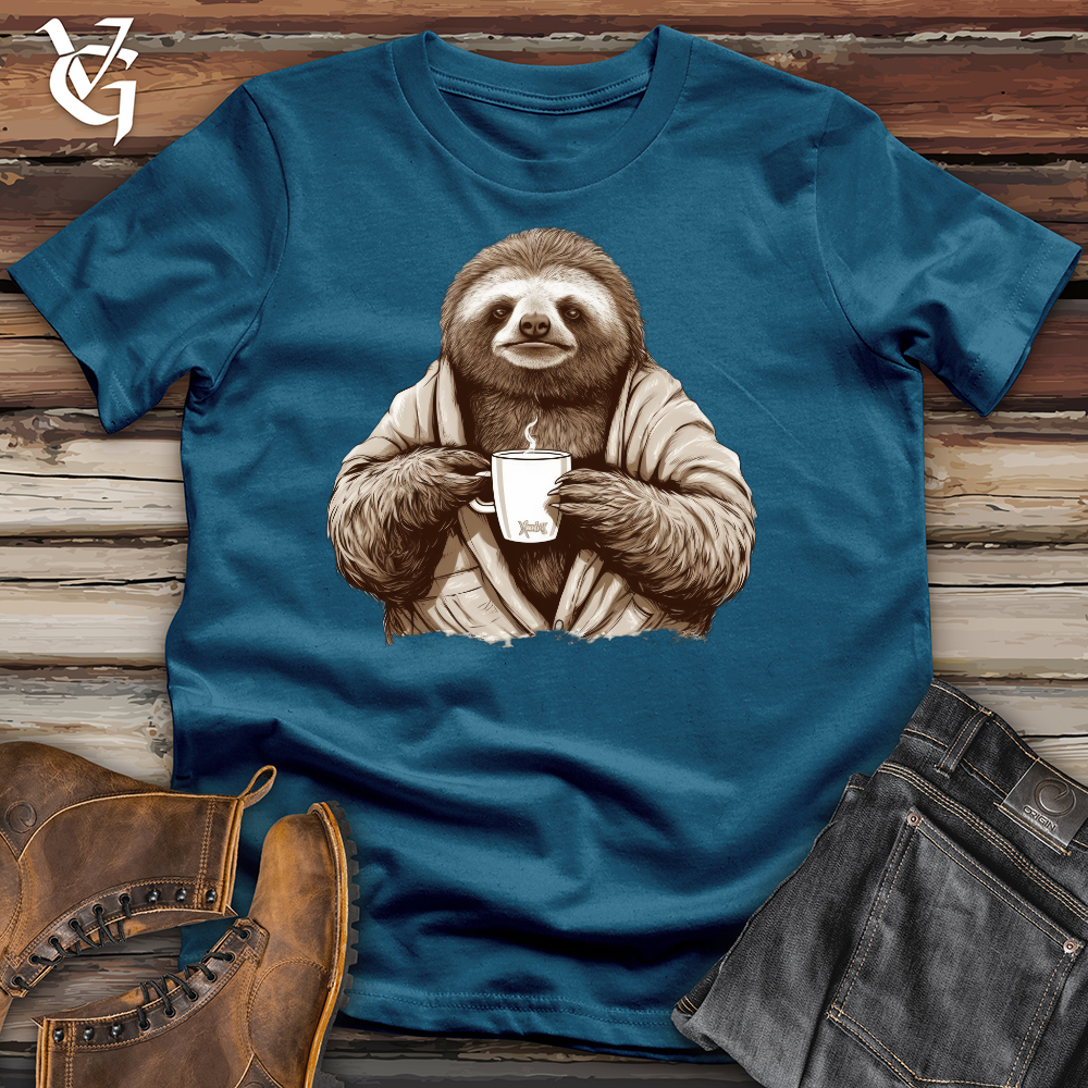 Viking Goods Serious Sloth Cotton Tee Deep Teal / L