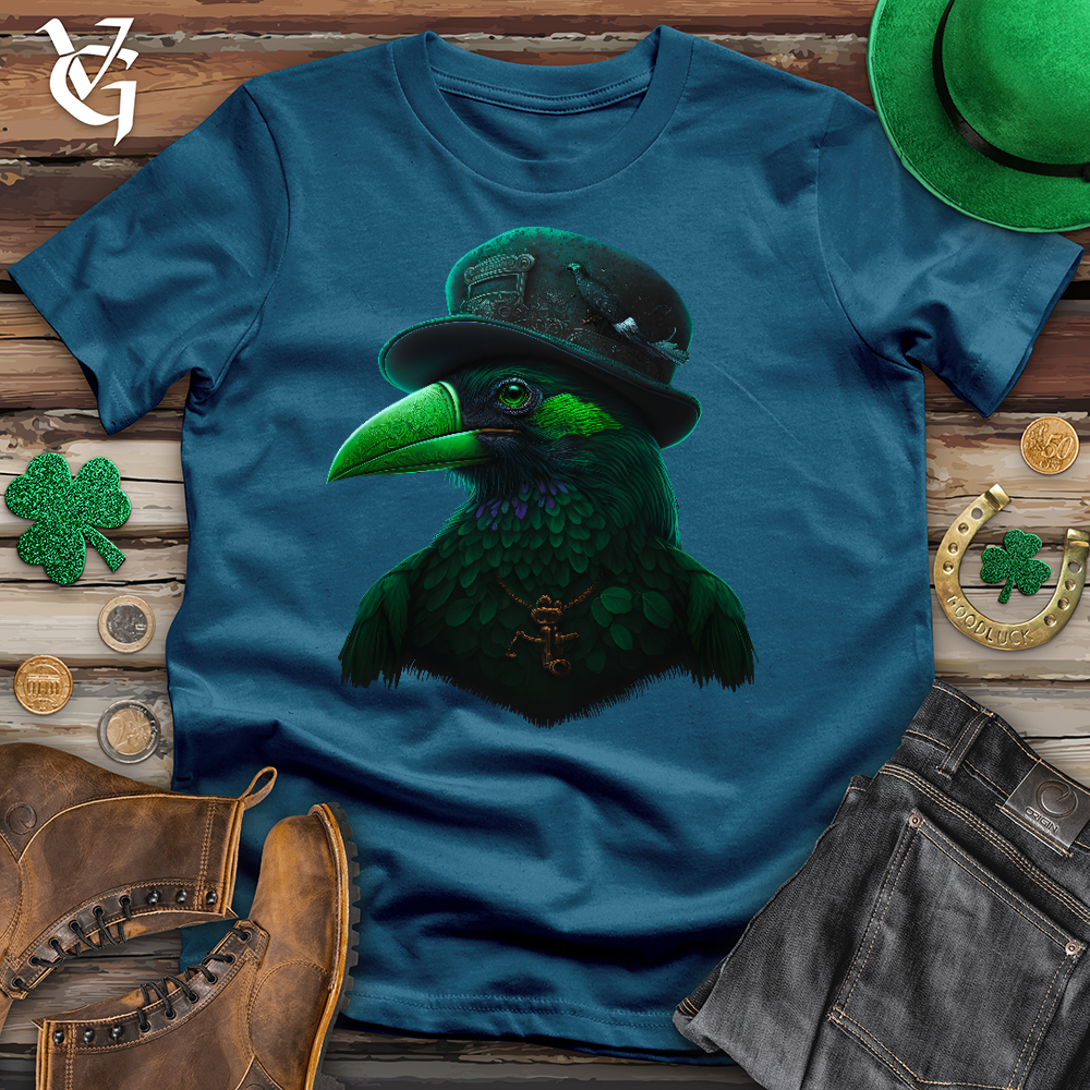 Viking Goods Sir Patrick Raven Cotton Tee Deep Teal / L