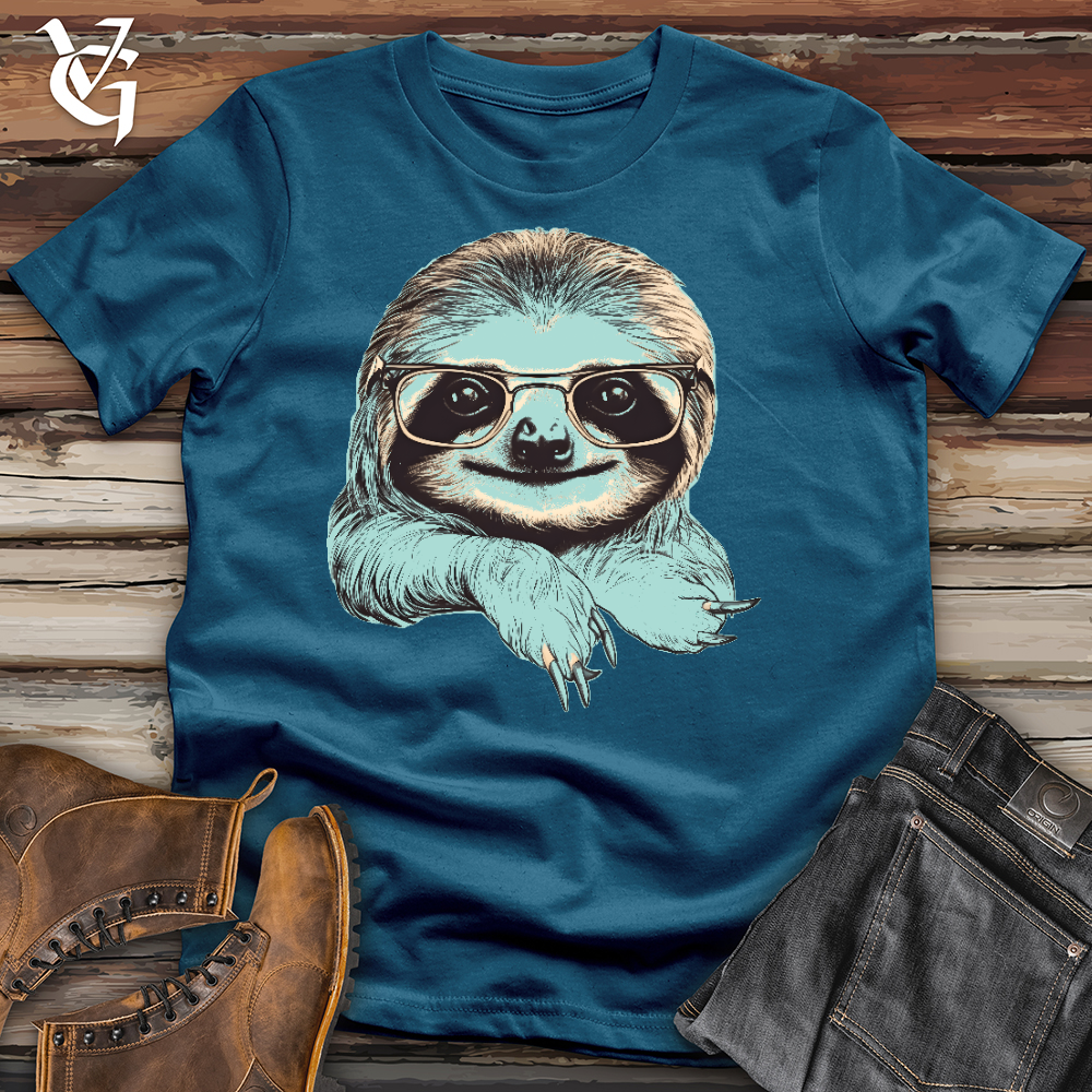 Viking Goods Sloth Life Cotton Tee Deep Teal / L