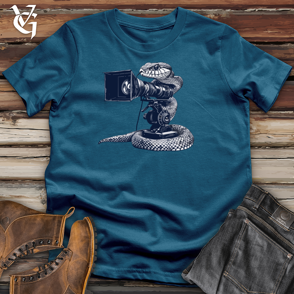 Viking Goods Snake Cinematic Shoot Cotton Tee Deep Teal / L