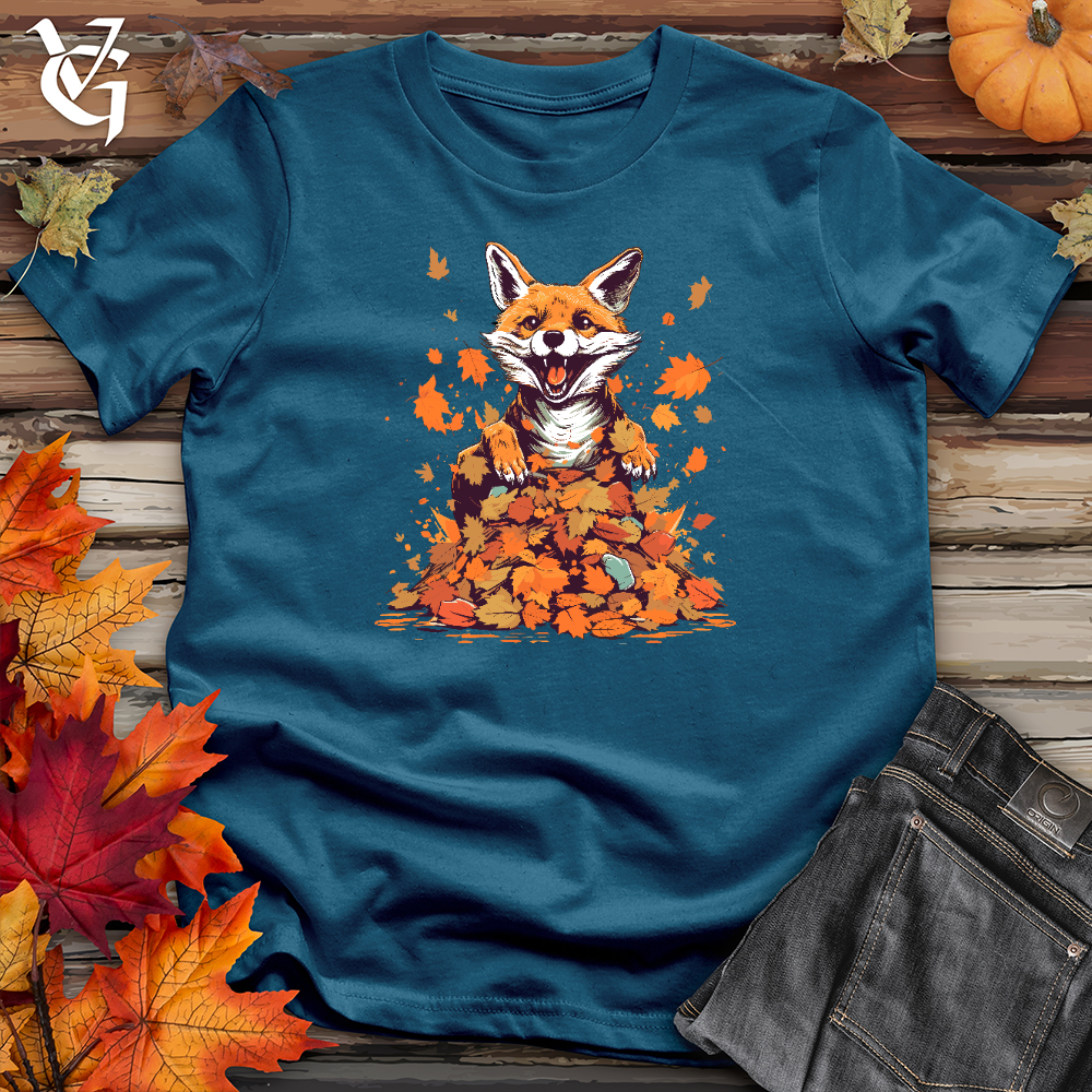 Viking Goods Surprised Leaf Diver Cotton Tee Deep Teal / L