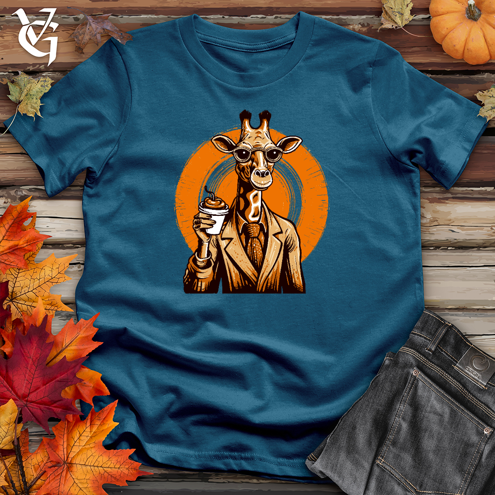 Viking Goods Tall Neck Sipper Cotton Tee Deep Teal / L