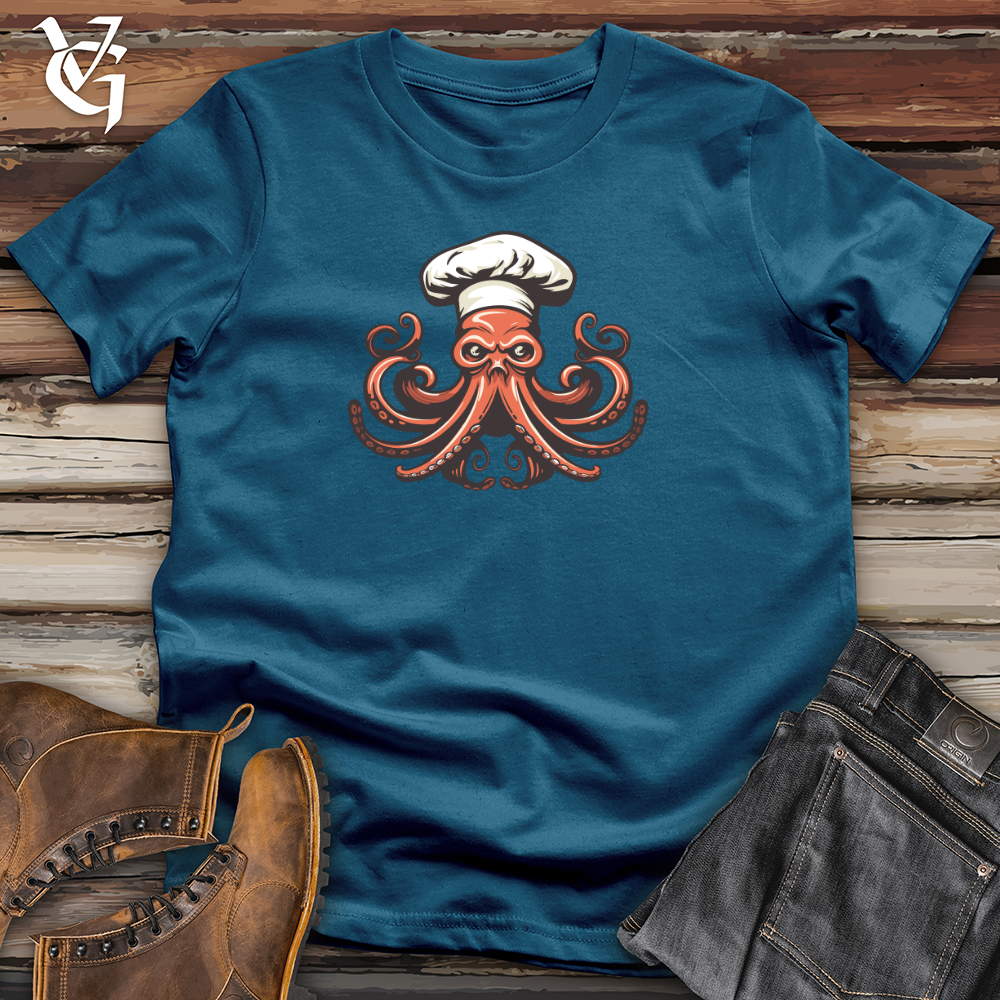 Viking Goods Tentaculinary Master Cotton Tee Deep Teal / L