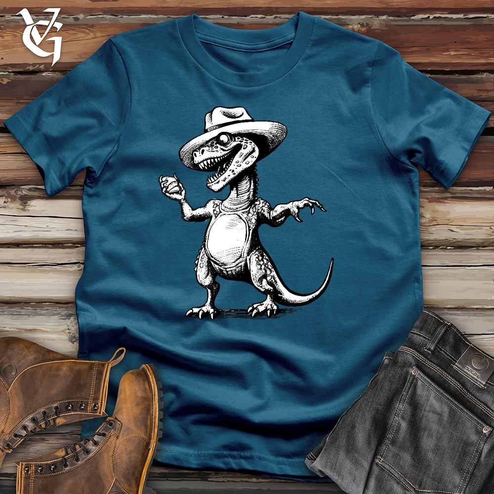 Viking Goods Tex Mex Rex Cotton tee Deep Teal / L