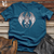 Viking Goods Tribal Dragon Inferno Cotton Tee Deep Teal / L