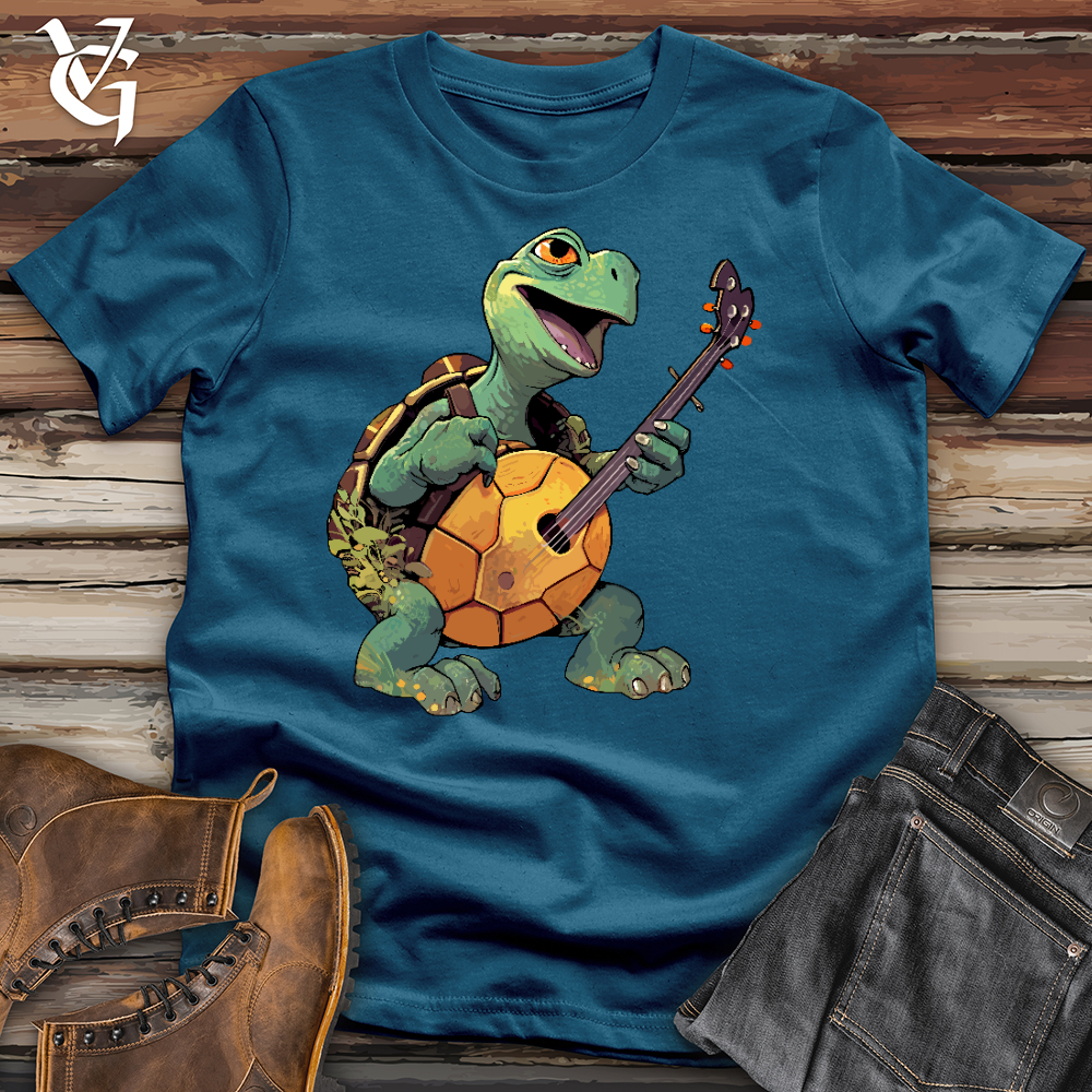 Viking Goods Turtle Rockstar Cotton Tee Deep Teal / L