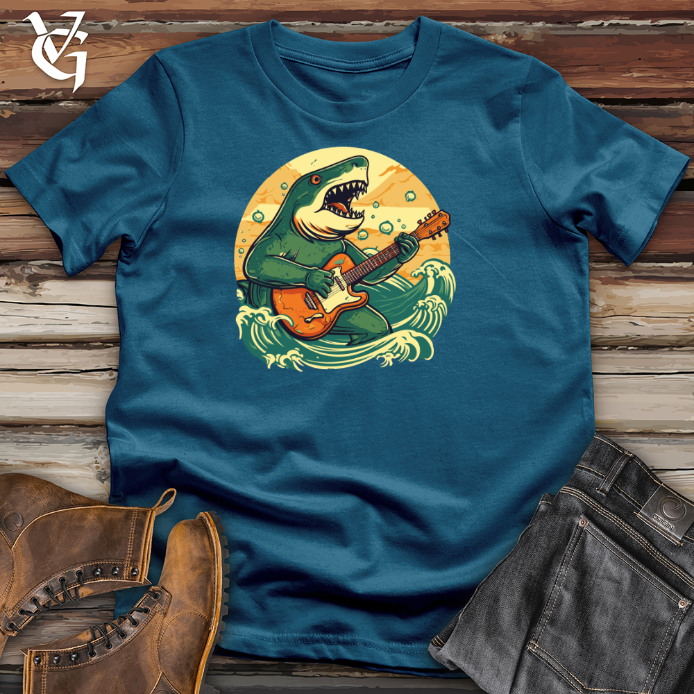 Viking Goods Uke Slice 01 Cotton Tee Deep Teal / L