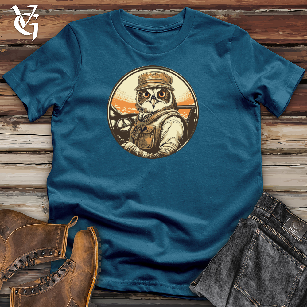 Viking Goods Wise Aviator Expedition Cotton Tee Deep Teal / L