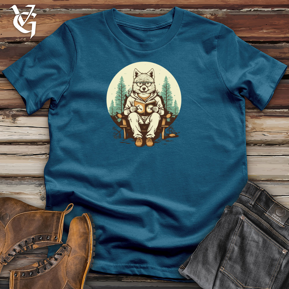 Viking Goods Wise Woods Reader Cotton Tee Deep Teal / L