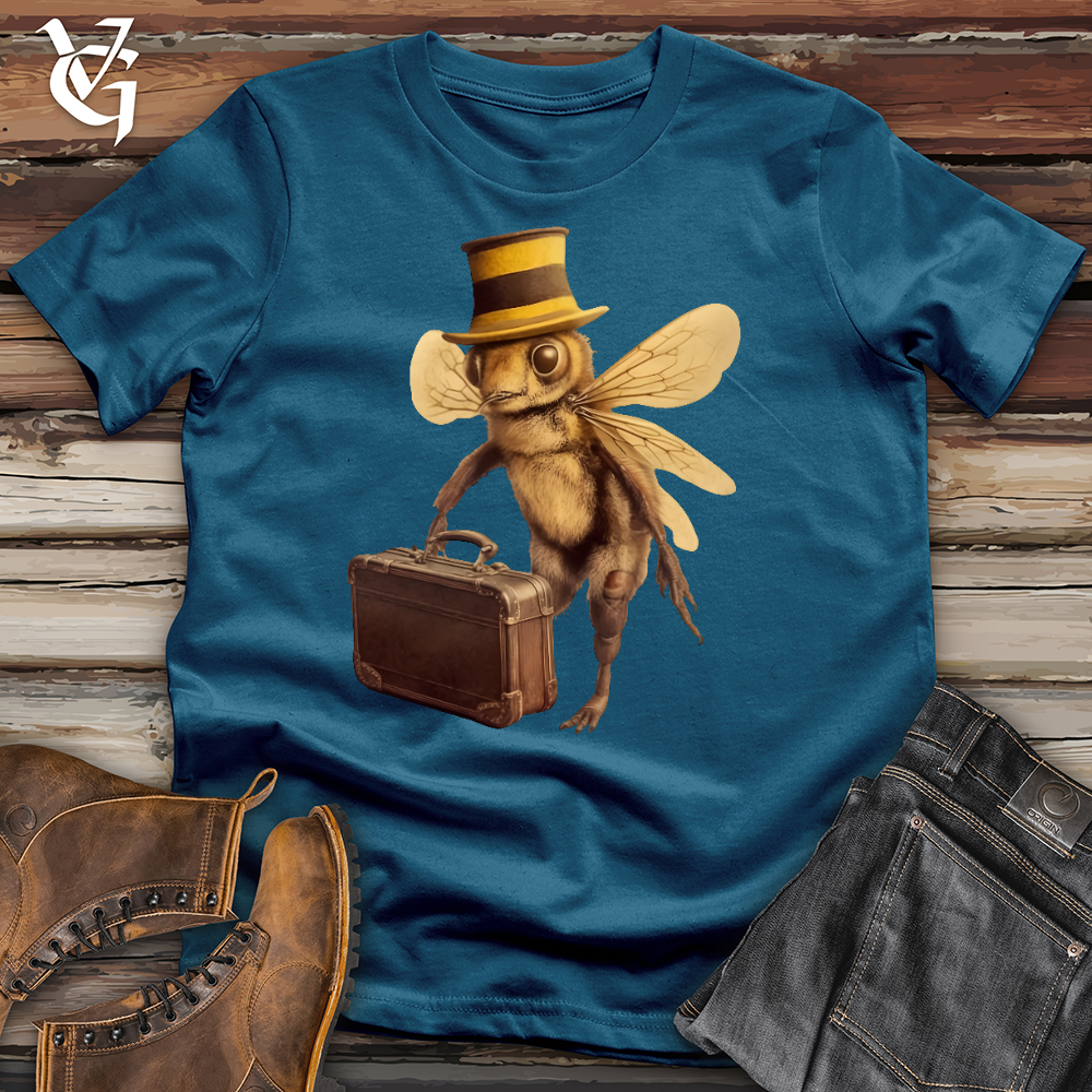 Viking Goods Worker Bee Cotton Tee Deep Teal / L