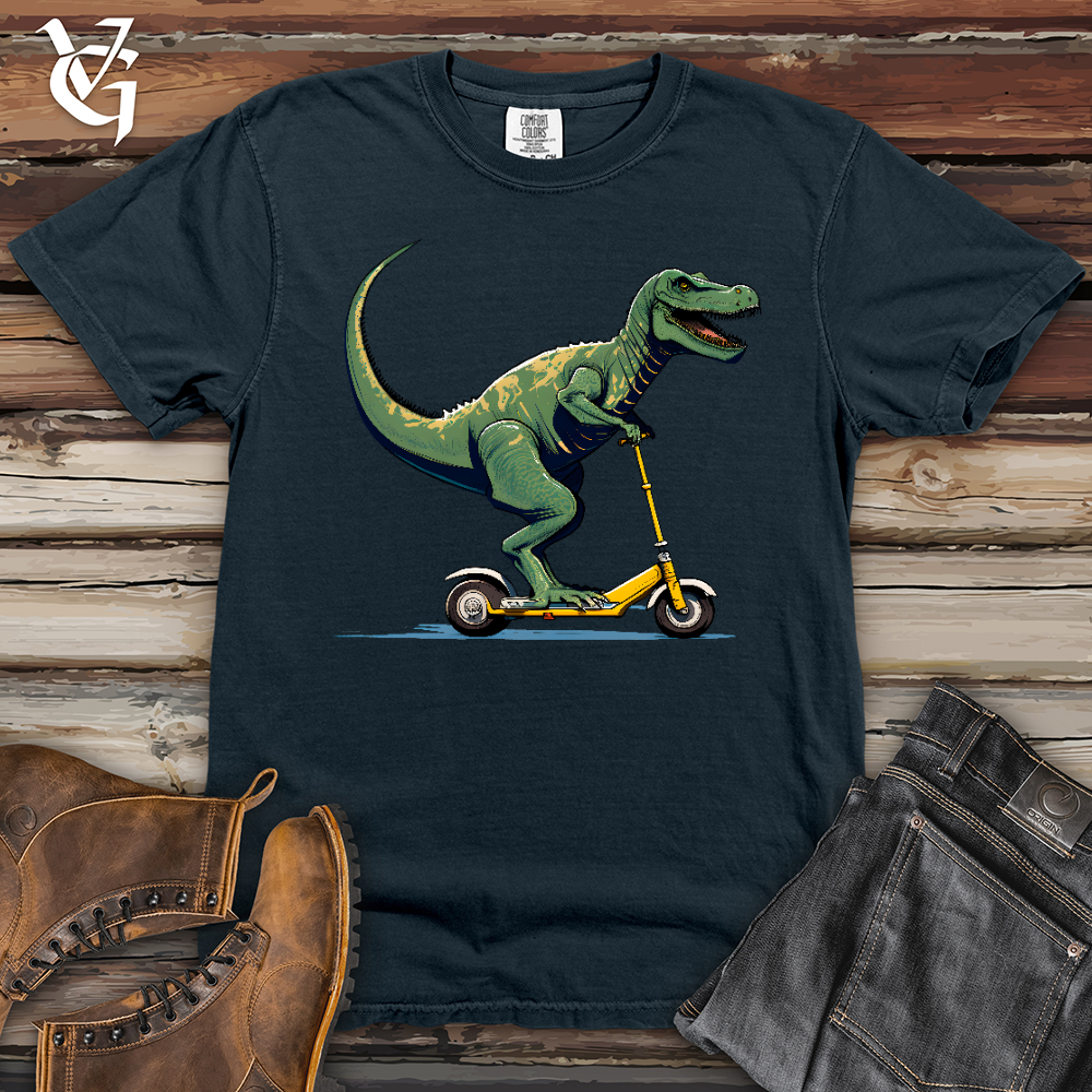 Viking Goods Dino Scoot Heavy Cotton Comfort Colors Tee Denim / L